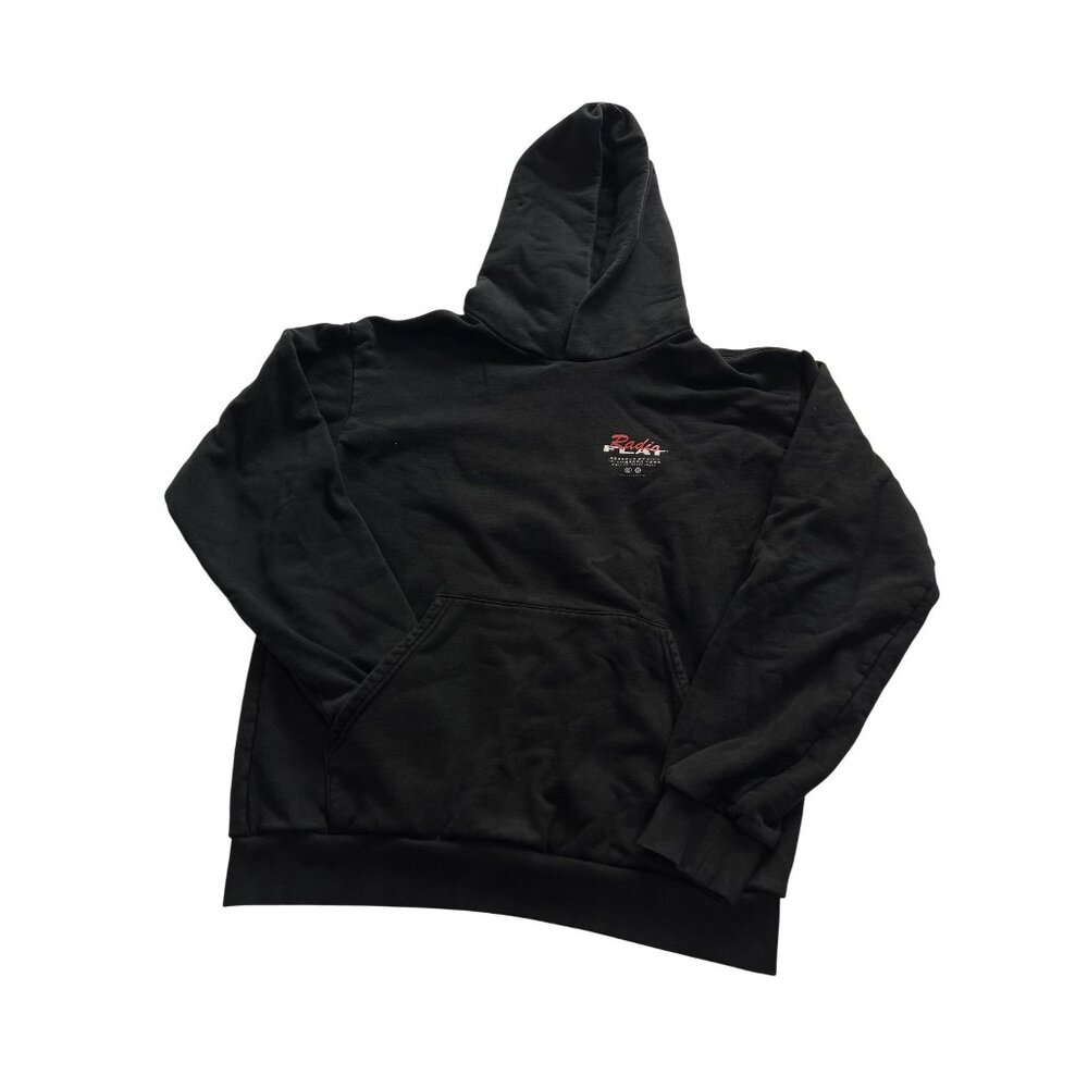 Flat Earth Radio Hoodie in Black